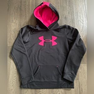 Under Armour Girls Hoodie. Youth Large.